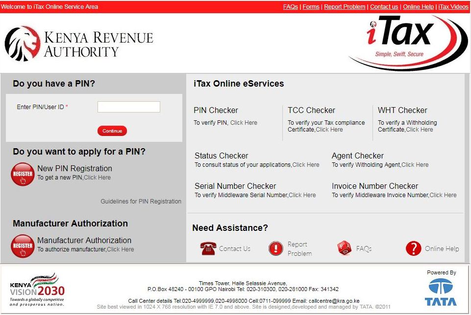 access itax portal