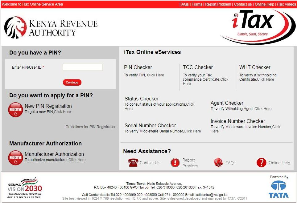 access itax portal