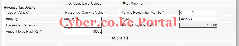 kra advance tax details