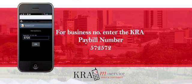 advance tax payment using mpesa paybill