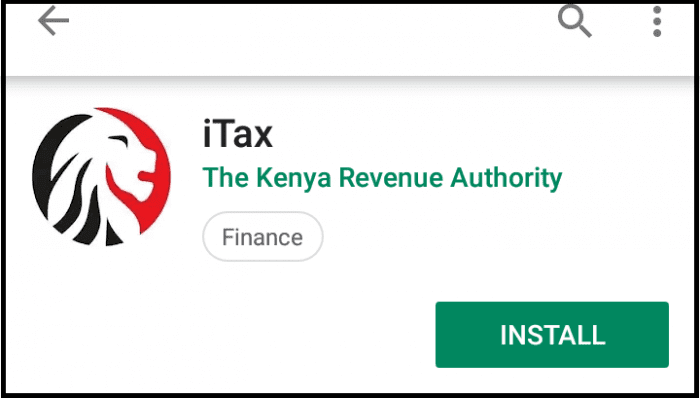 download and install kra itax app on smartphone