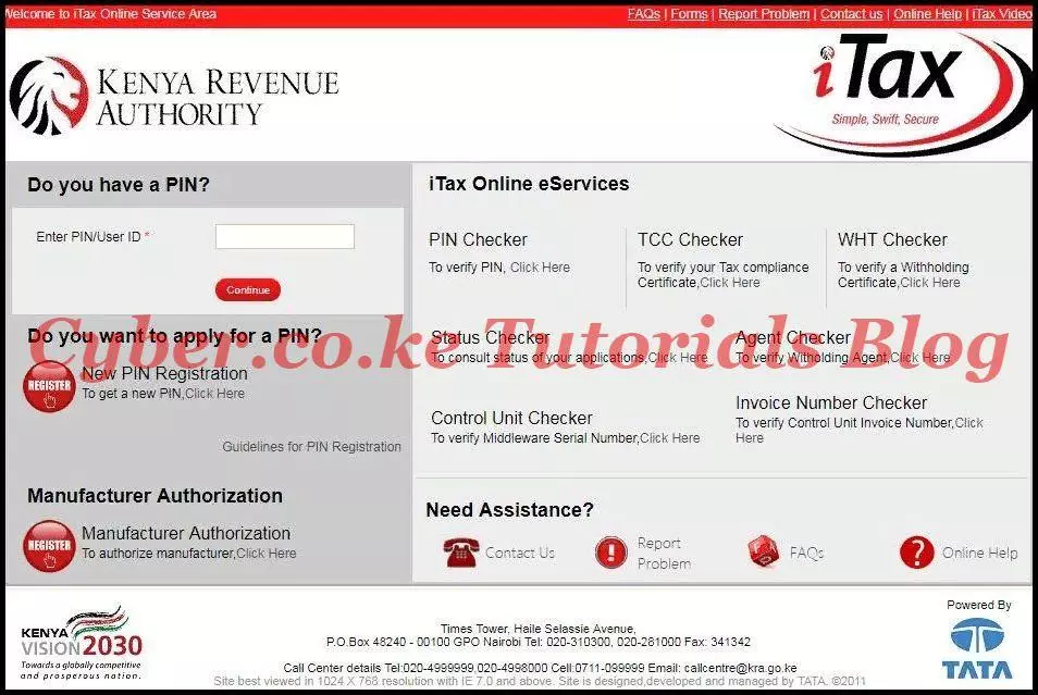 access kra itax portal