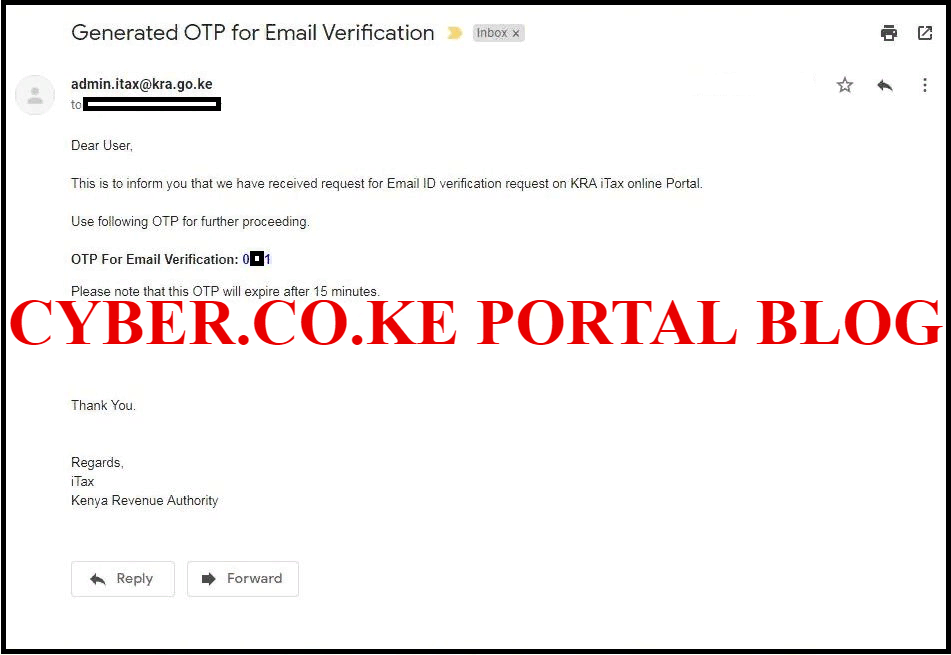 generated otp for email verification