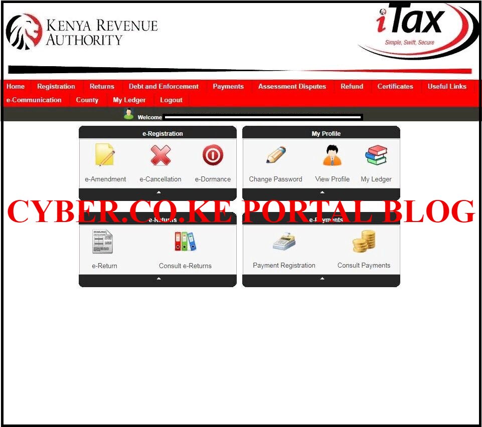 itax account dashboard