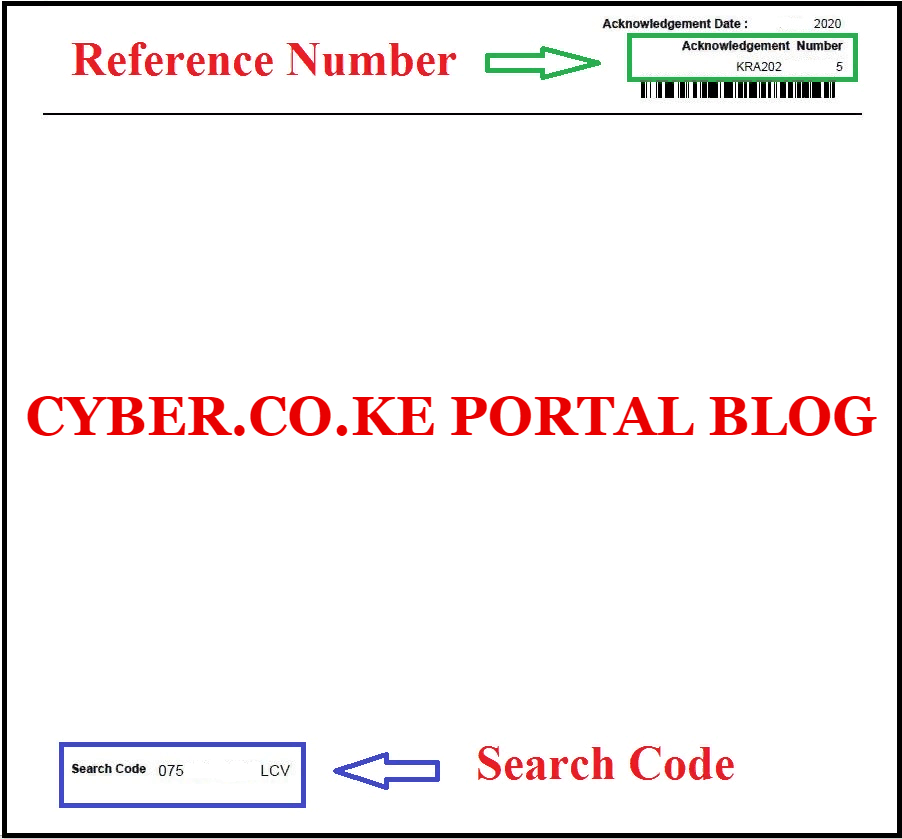 kra acknowledgement receipt