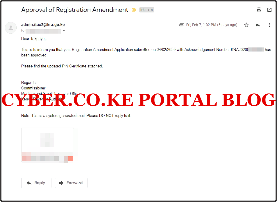 approval of turnover tax registration