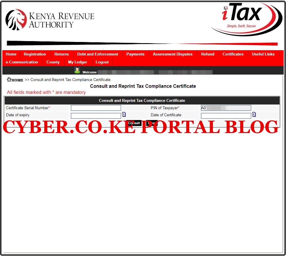 consult and reprint kra clearance certificate