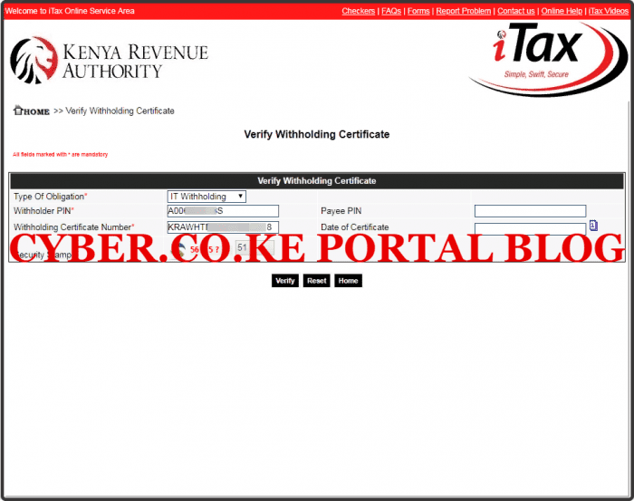 How To Verify KRA Withholding Certificate Using WHT Checker