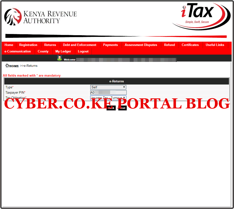 select tax obligation as turnover tax