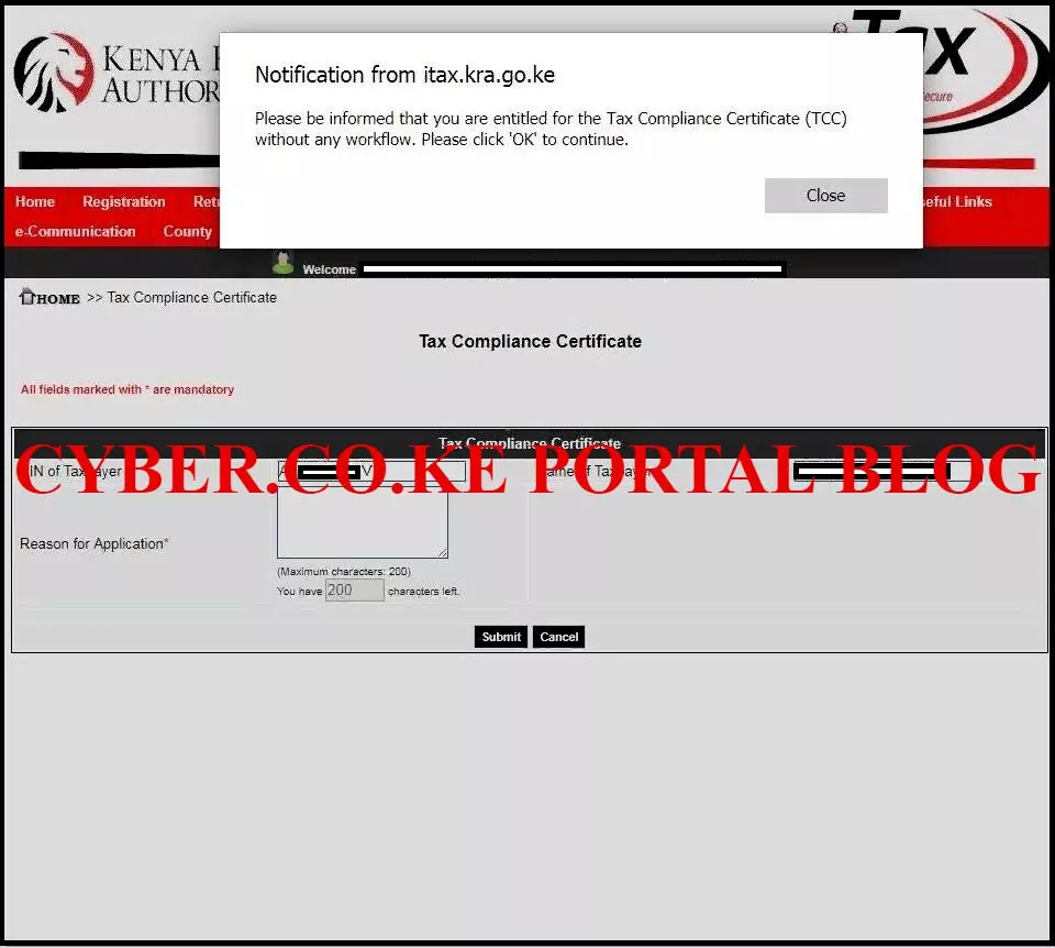 fill kra clearance certificate form