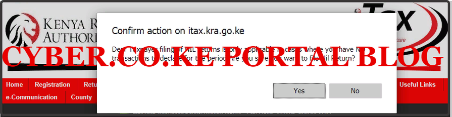 submit kra nil returns for the first time