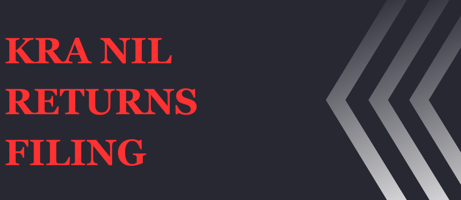 KRA Nil Returns Filing