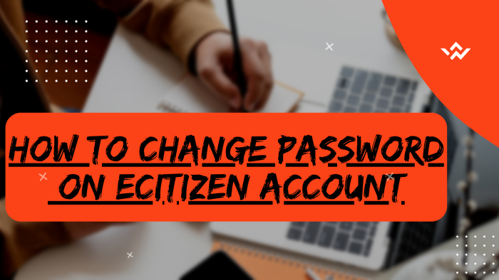 How To Change Password On eCitizen Account