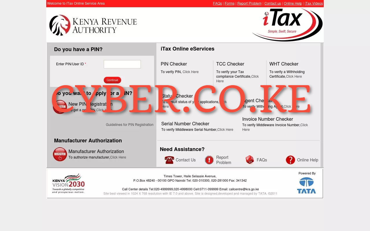 Visit KRA Portal (iTax)