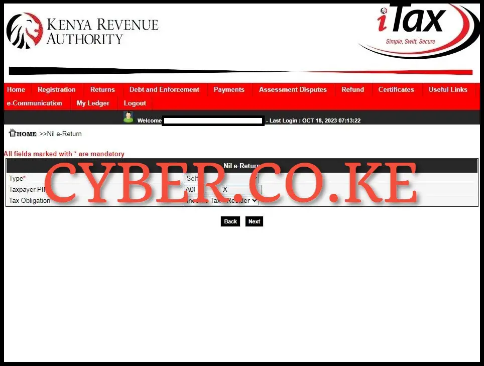 Select KRA Tax Obligation