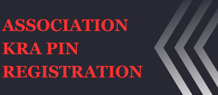 association kra pin registration