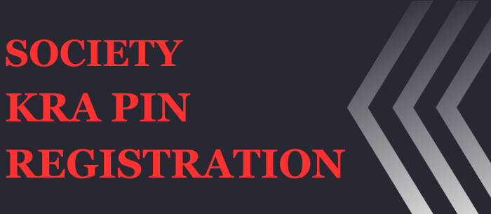 society kra pin registration