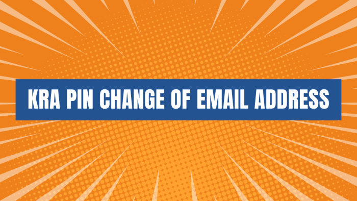 Do you want to Change the Email Address linked to KRA PIN Number on iTax (KRA Portal)? Fill and submit your request online for KRA PIN Change of Email Address services at CYBER.CO.KE today.