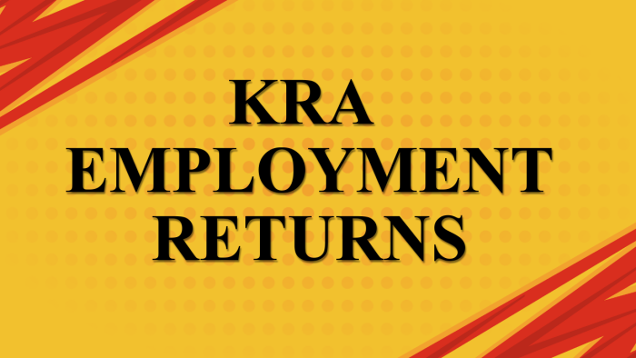 KRA Employment Returns - File your KRA Employment Returns online today using CYBER.CO.KE and get your KRA Returns Acknowledgement Receipt in a few minutes.