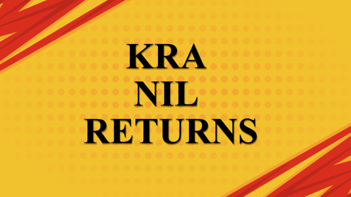 KRA Nil Returns - File your KRA Nil Returns online today using CYBER.CO.KE and get your KRA Returns Acknowledgement Receipt in a few minutes.