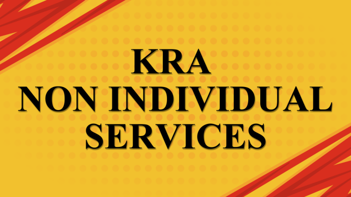 Get KRA Non Individual Services online at CYBER.CO.KE today from Group KRA PIN Registration, Company KRA PIN Registration, Partnership KRA PIN Registration and Society KRA PIN Registration services.