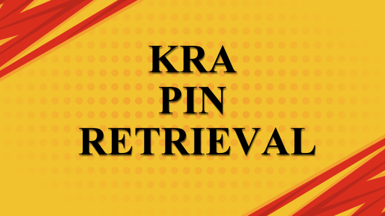 KRA PIN Retrieval – Fill and submit the online service request form and get your KRA PIN Number and KRA PIN Certificate via Email Address and WhatsApp.