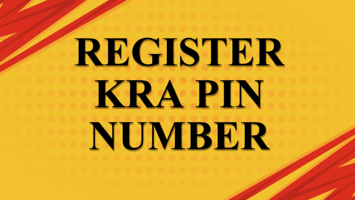 Register KRA PIN Number – Fill and submit the online service request form and get your KRA PIN Number and KRA PIN Certificate via Email Address and WhatsApp.