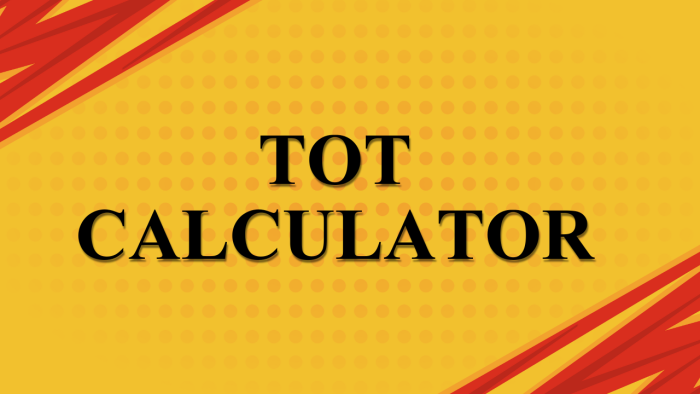 TOT Calculator - Calculate and get the right tax figure using Turnover Tax Calculator (TOT Calculator) online at CYBER.CO.KE today.