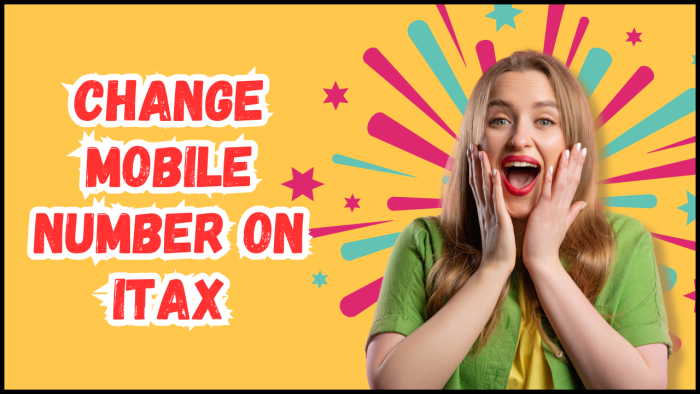 change mobile number on itax