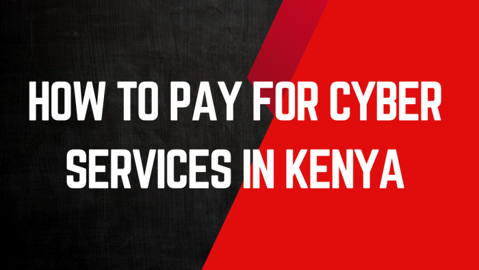 Learn How To Pay for Cyber Services in Kenya using Lipa na M-PESA (Buy Goods and Services Till Number 4288558) for your online service request.