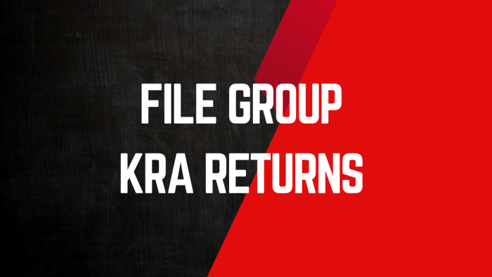 File Group KRA Returns
